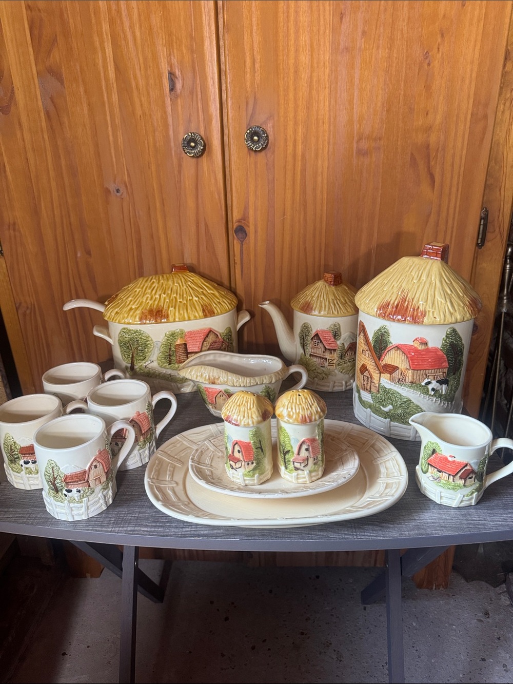 Vintage Marks and Rosenfield Ceramic Farmhouse Tea Set